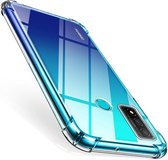 Huawei P smart 2020 transparant siliconen hoes / achterkant met uitgestoken hoeken / anti shock / anti schok van het Merk FB Telecom Groothandel in telefoon accessoires