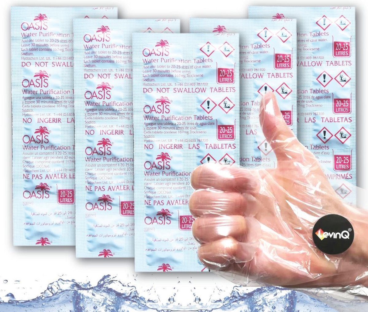 Wasserpflege-Tabletten Für Rudergeräte – Gegen  Produktbild-Vorschau 1