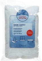 2x Sneeuwdekens/sneeuwtapijt 120 x 80 cm - sneeuwkleedjes - Winter landschap decoratie artikelen