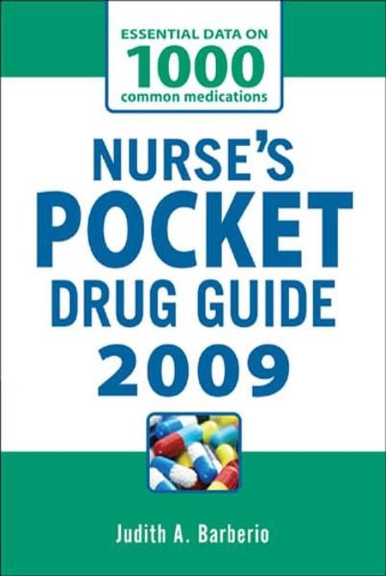 NURSES POCKET DRUG GUIDE 2009 - cover