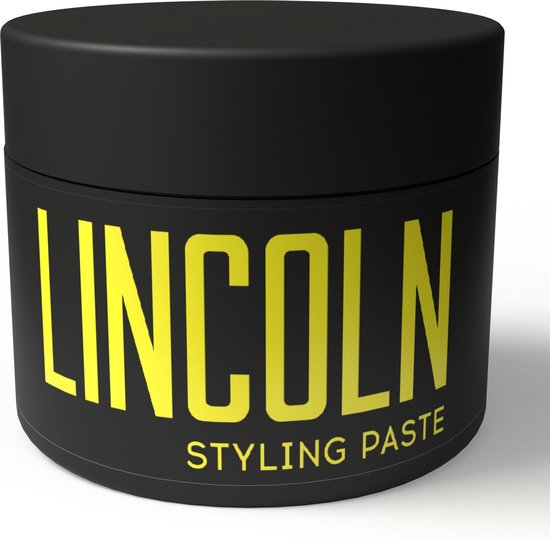 server toren logboek LINCOLN Styling Paste - Wax - 100% Natuurlijke Haarstyling Man met matte  Haarwax -... | bol.com