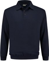 Indushirt polosweater biologisch katoen marine S