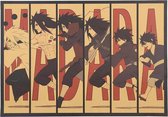 Naruto Run Madara Anime Vintage Poster 51x35