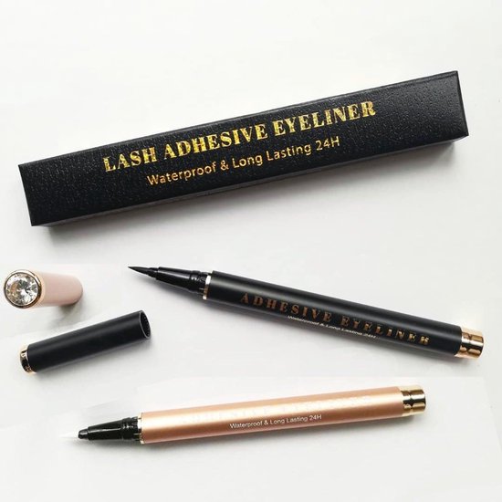 bol.com | YourBeautyTree Eyeliner Glue Pen | Zwart Eyeliner Stift +  Wimperlijm | Black Liquid...