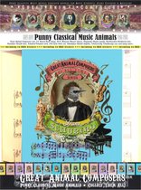 Franz Schubert Schubird Bird (Vogel) Animal Composer - Cartes postales 12 pièces