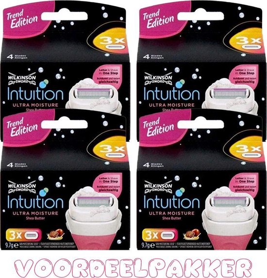 Wilkinson sword Intuition Ultra Moisture Scheermesjes - 12 Stuks