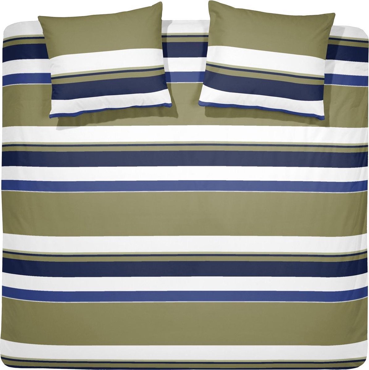 Cinderella Bermuda - Dekbedovertrek - Katoen - 260x200/220 cm - Khaki