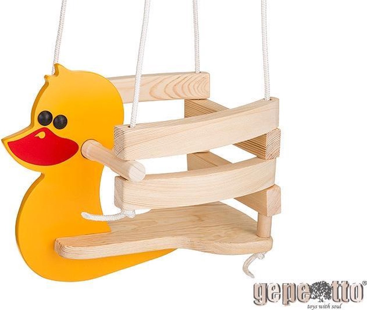 Goedkoopste Houten Babyschommel Eend - Gepetto (HK00