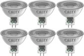 CALEX - LED Spot 6 Pack - Reflectorlamp - GU5.3 MR16 Fitting - 3W - Warm Wit 2800K - Wit - BES LED