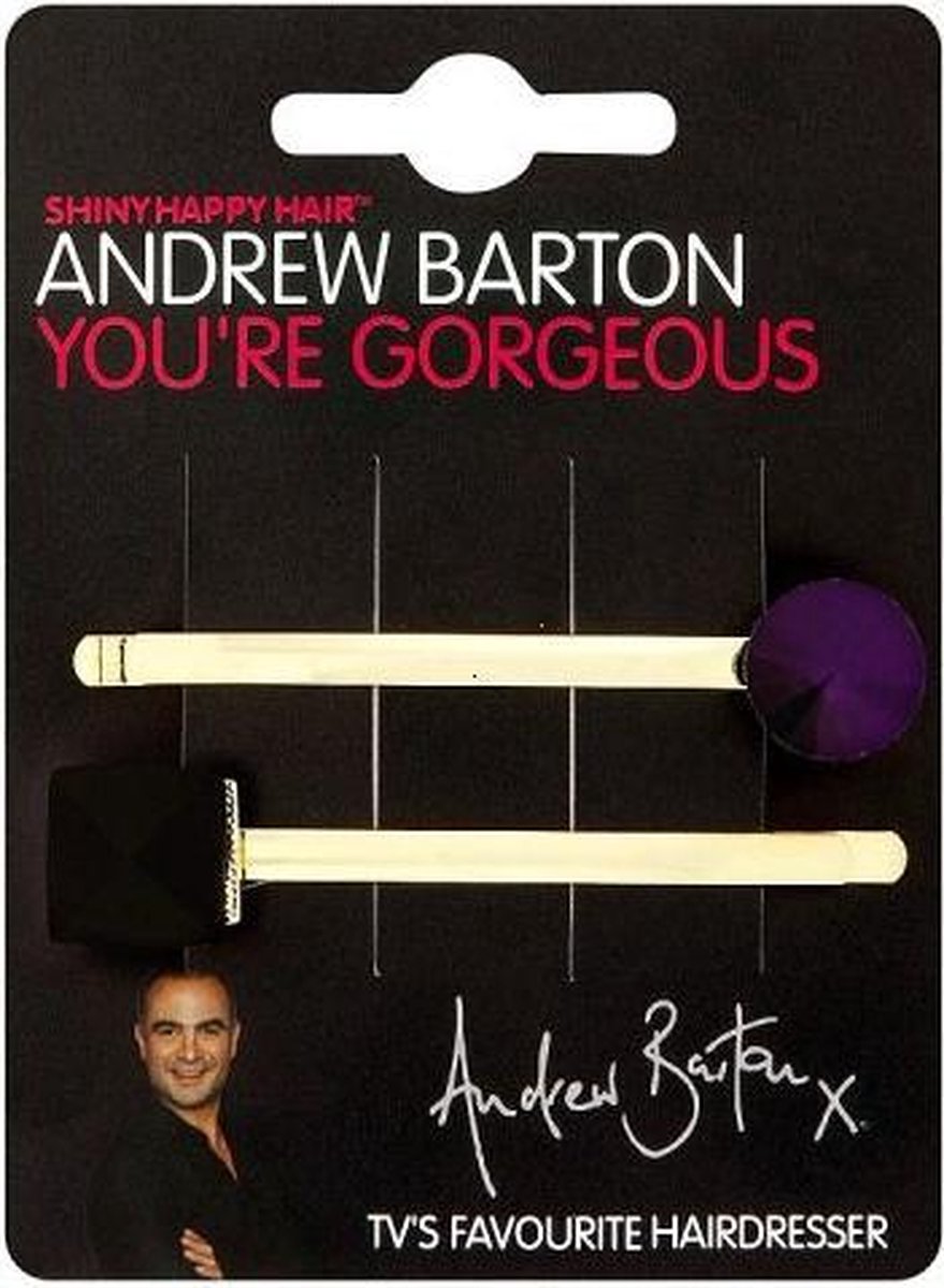 Andrew Barton're clip magnifici capelli con strass