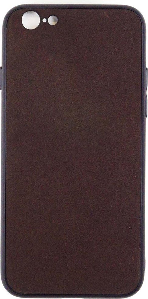 Leren Telefoonhoesje iPhone 5/5S – Bumper case - Chocolade Bruin