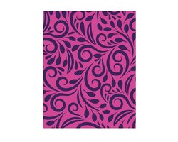 HappyBook - Notitieboek - Klassiek - Paars - Roze - Blanco - Werk - Studie - Dagboek - Cadeau - Tekenpapier - Tekenboek - Relatiegeschenk - Boekenlegger