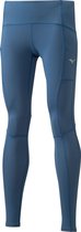 Mizuno Core Long  Sportlegging - Maat XS  - Vrouwen - blauw