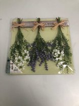Decoratieve nep bloemen - Twee stuks