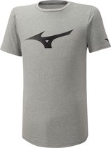 Mizuno Sportshirt - Maat XL  - Mannen - grijs/zwart