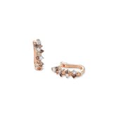 FAVS Damen-Ohrringe 925er Silber 8 Zirkonia One Size 87187624