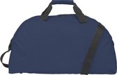 Sporttas basic met verstelbare schouderriem en 2 handgrepen kleur blauw