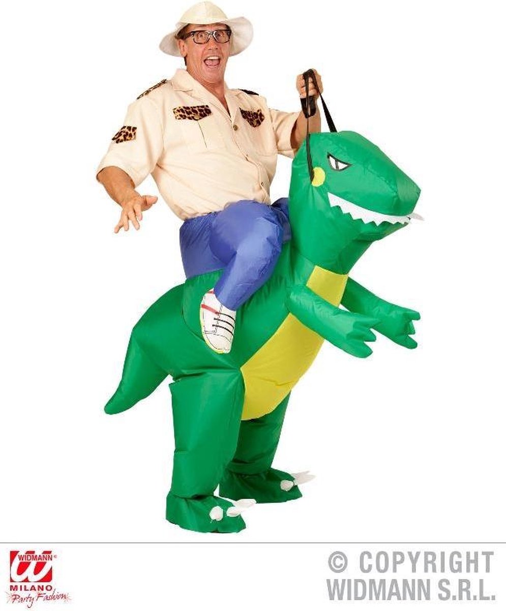 Costume gonflable de cavalier de dinosaure pour adulte - Déguisement  amusant de T Rex - Déguisement d'Halloween - Costume gonflable pour adulte