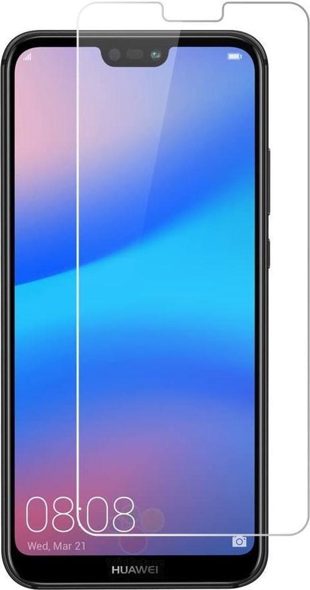 Screenprotector Glas - Tempered Glass Screen Protector Geschikt voor: Huawei Y6 2018 - 1x