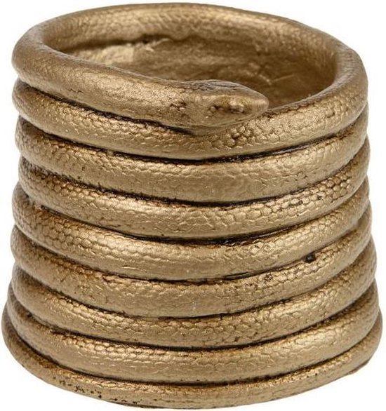 Keramiek Pot Slang Goud bol