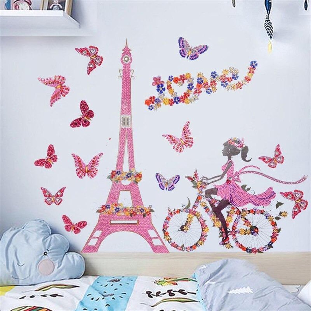 Diamond Painting - Muursticker - Hobbypakket - Voor op de kinderkamer