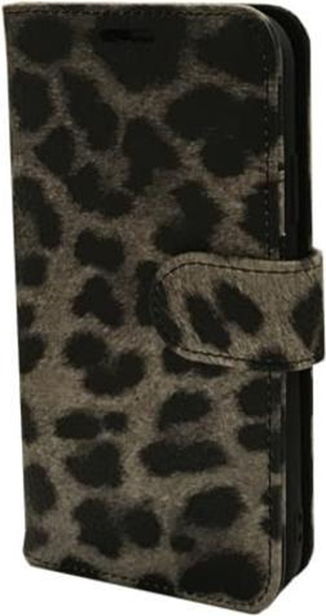 iNcentive PU Wallet Deluxe geschikt voor iPhone 7 / 8 / SE 2020 / SE 2022 Panther Grey