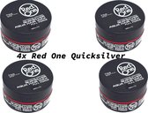 Red one Quicksilver Hair Wax| Haarwax| Haargel| Gel| Aqua wax| Quicksilver Aqua haarwax| 4 stuks| 4 pieces