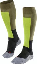 Falke SK2 Retro  Wintersportsokken - Maat 44/45 - Mannen - grijs/zwart/groen