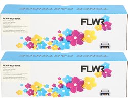 FLWR - Toner / 2-Pack 201X / Zwart - Geschikt voor HP