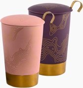Eigenart Theebeker Tea Eve met dekseltje en RVS theezeef 350 ml - PRECIOUS PAARS