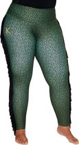 Plus Size Sportlegging Met Hoge Taille|High Waist|(Cat Tassels) 3XL