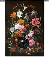 Wandkleed Vaas met bloemen - Jan Davidsz de Heem - 150x215 cm