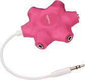 5-Way multi headphone spiltter