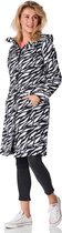 Brascha coat zebra black/white-XL