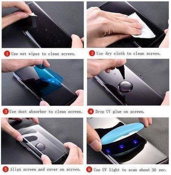 boiler dat is alles Fonetiek UV Lijm Nano Screenprotector voor Samsung S10 Tempered Glass met Lijm en UV  Licht voor... | bol.com