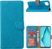 Huawei P40 Lite - Bookcase Turquoise - portemonee hoesje