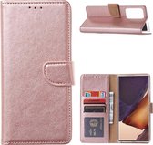 Samsung Galaxy Note 20 Ultra - Bookcase Rose Goud - portemonee hoesje