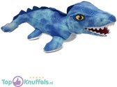 Jurassic Park Pluche Knuffel Lichtblauw Mosasaurus 35 cm | Jurassic World Plush Toy | Knuffel voor kinderen | Dinosaurus Dino Peluche Knuffel