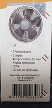 Helios BOXFAN12" Ventilator 3 standen Timer draaifunctie