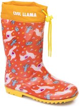 Kinder regenlaarsjes|cool LLama|kleur oranje/geel|maat 24|Bottes de pluie pour enfants | cool LLama | couleur orange / jaune | taille 24 cm