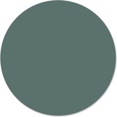 Label2X - Schilderij - Effen Green Ø - Multicolor - 30 X 30 Cm