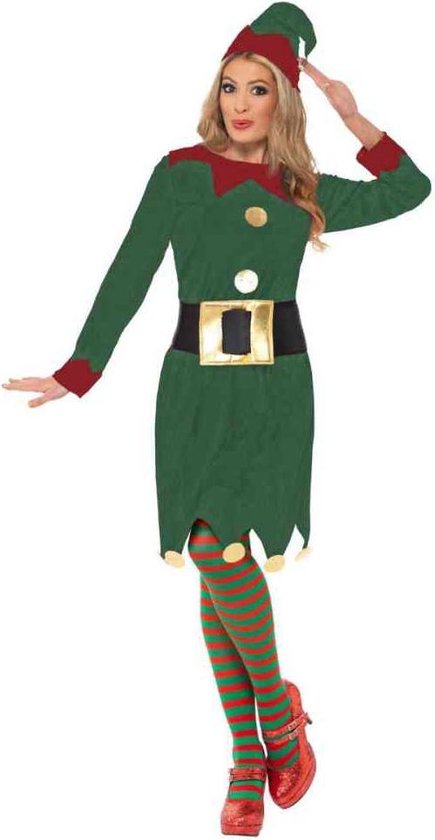Controle tijdelijk Getuigen Elfen kostuum voor dames - Kerst - Verkleedkleding - Small - 36-38 | bol.com