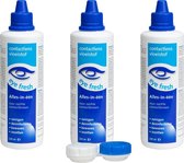 Eye Fresh lenzenvloeistof voor zachte contactlenzen - 3 x 240 ml met lenshouder