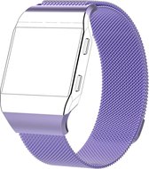 Eyzo Fitbit Ionic Band- Roestvrijstaal- Large - Paars