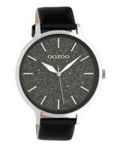 OOZOO Timepieces C10663 Zilverkleurig Zwart Horloge