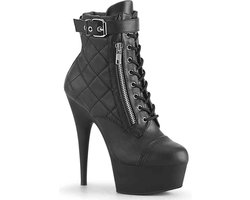 Pleaser - DELIGHT60005 Plateau Laarzen - US 12 - 42 Shoes - Zwart