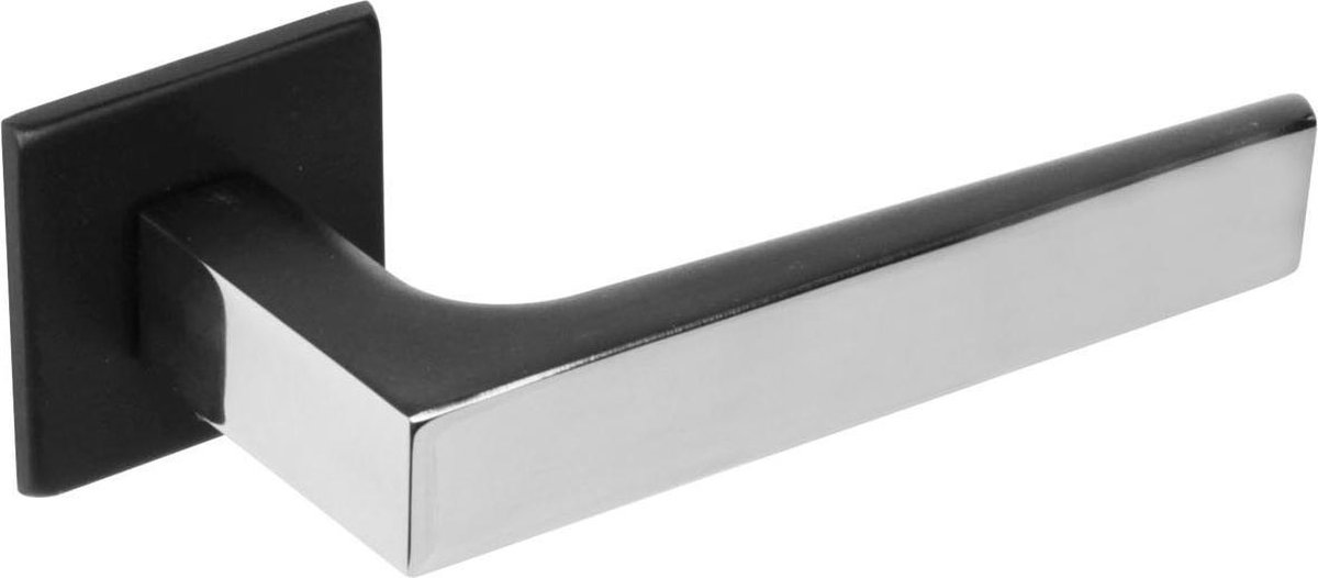 Intersteel Deurkruk Arjan Moors Sliced No.1 met rozet rvs gepolijst-zwart