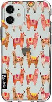 Casetastic Apple iPhone 12 Mini Hoesje - Softcover Hoesje met Design - Alpacas Print
