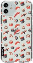 Casetastic Apple iPhone 12 / iPhone 12 Pro Hoesje - Softcover Hoesje met Design - All The Sushi Print