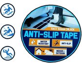 Zwarte Anti-Slip Tape 5 Meter x 50mm | Griptape - Waterbestendig - Anti-Slip - Indoor & Outdoor - Binnen en Buiten - Veiligheid - Kinderen - Kind - Antislip veiligheidsgriptape - Antislip sti